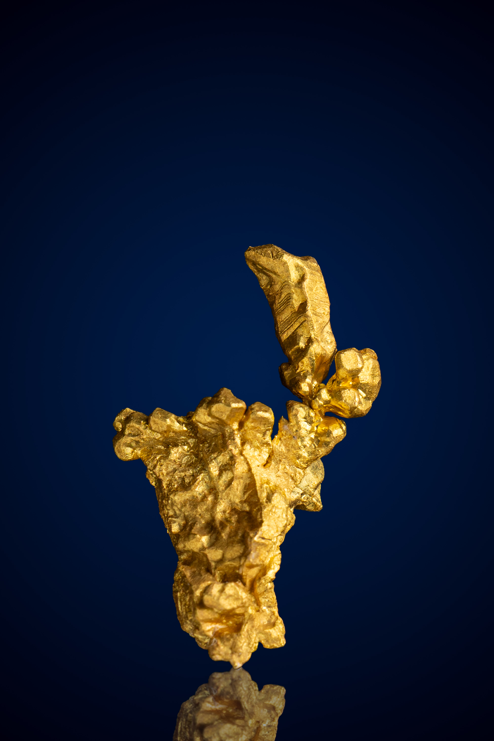 Sculptural, Crystallized Natural Gold Nugget - Venezuela - 5.37 grams (image for) Sculptural, Crystallized Natural Gold Nugget - Venezuela - 5.37 grams